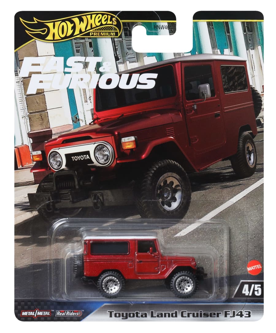 Mattel Hot Wheels Cars, Premium Fast & Furious (Random Assortment 1pc)