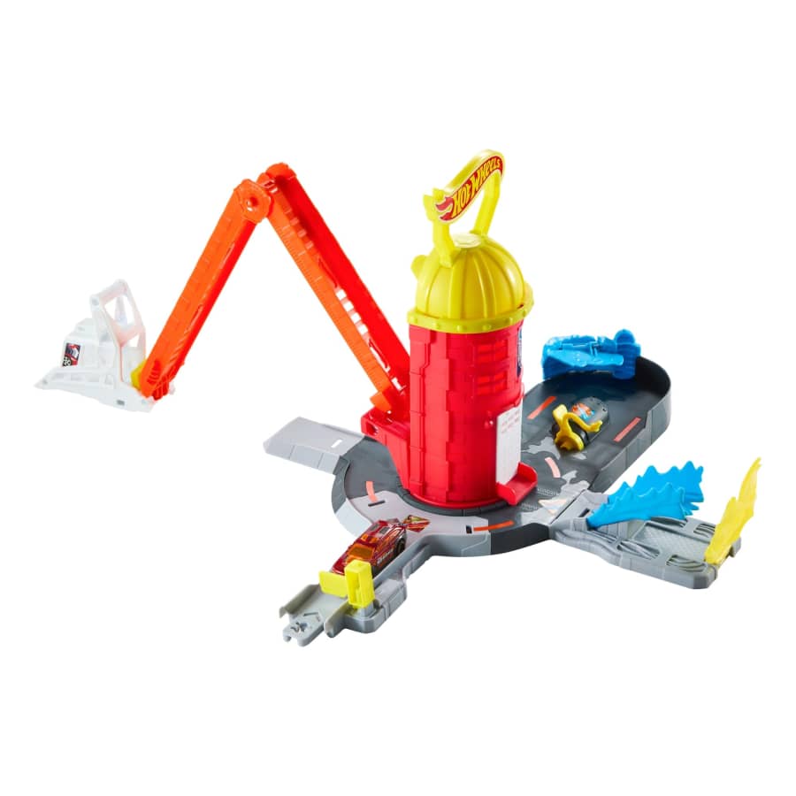 Mattel Hot Wheels City Super Fire Station Rescue Playset