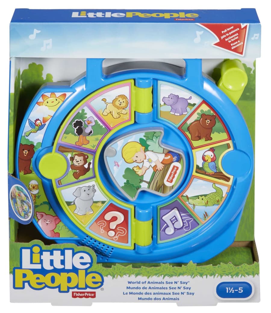 Fisher Price Little People World Of Animals See ‘n Say Toddler Musical Learning Toy