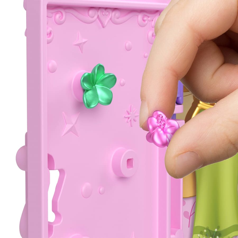 Mattel Disney Princess Royal Wardrobe Set With Ariel & Tiana Small Dolls