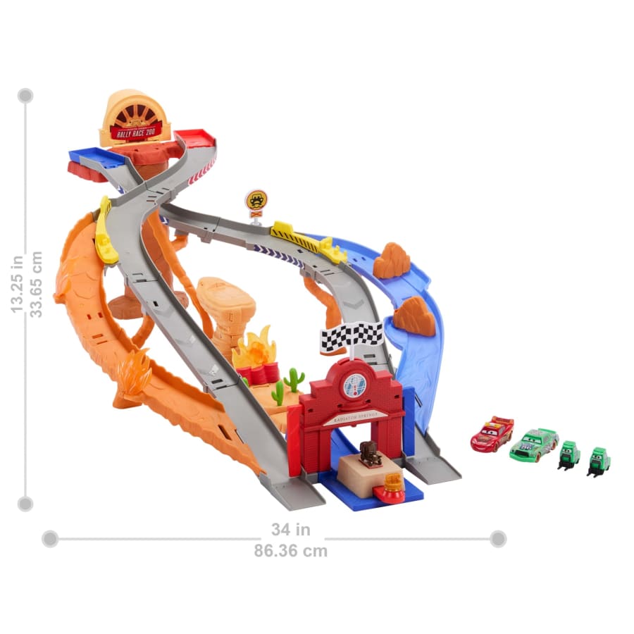 Mattel Disney And Pixar Cars Radiator Springs Race & Rescue Rescue Road Raceway Playset