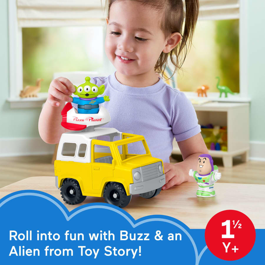 Fisher Price Little People Disney & Pixar Toy Story Pizza Planet Truck & Buzz Lightyear Toy