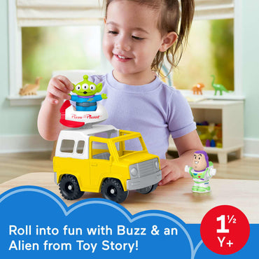Fisher Price Little People Disney & Pixar Toy Story Pizza Planet Truck & Buzz Lightyear Toy