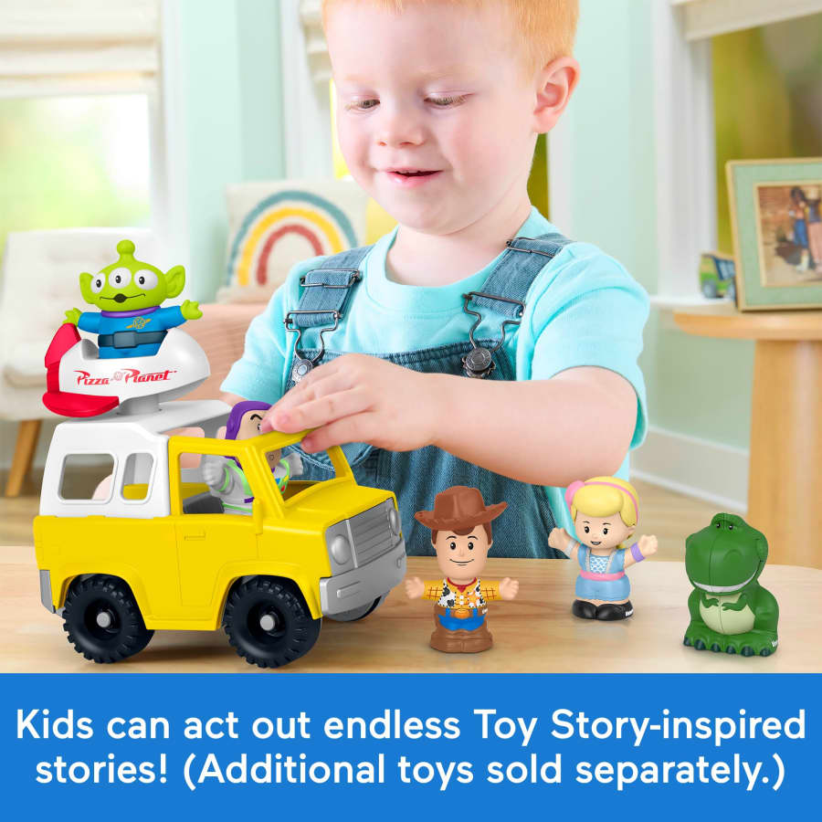 Fisher Price Little People Disney & Pixar Toy Story Pizza Planet Truck & Buzz Lightyear Toy