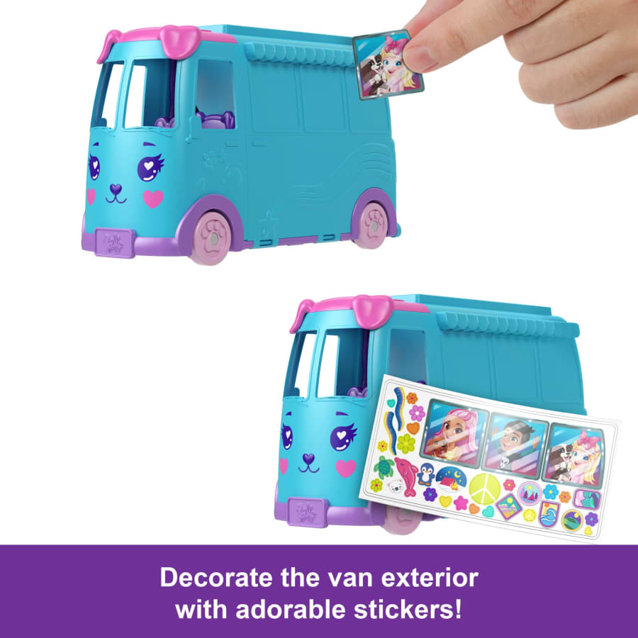 Mattel Polly Pocket Pet Mobile Adventure Playset