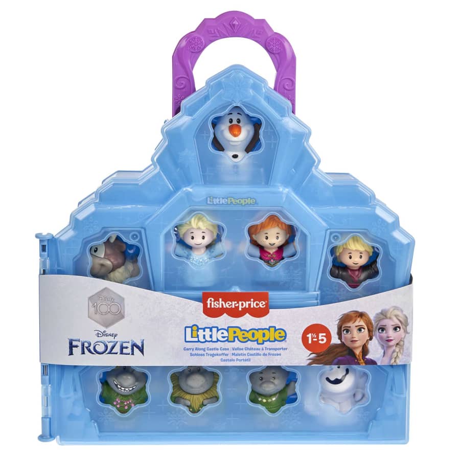 Fisher Price Disney Frozen Carry Along Castle Case Playset