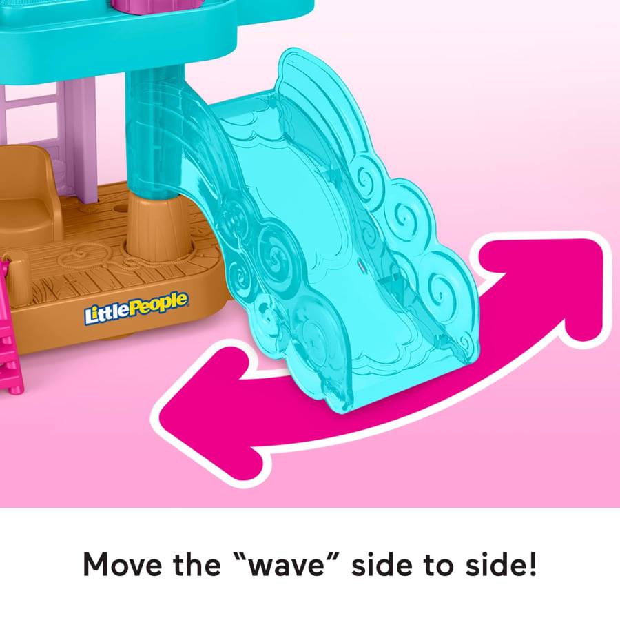Fisher Price Little People Barbie Beach House Toddler Playset With Figures & Accessories