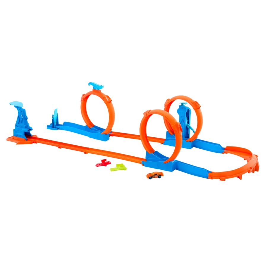 Mattel Hot Wheels Track Creator Triple Loop Pack