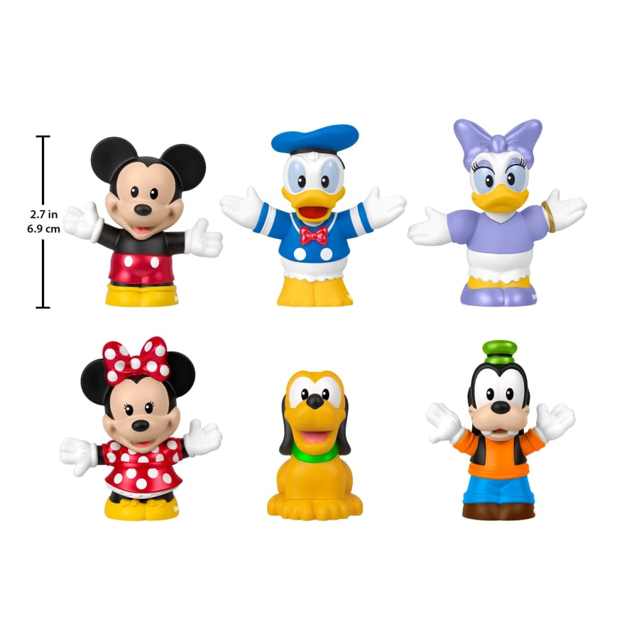 Fisher Price Little People Disney Mickey & Friends 6-Piece Figure Set