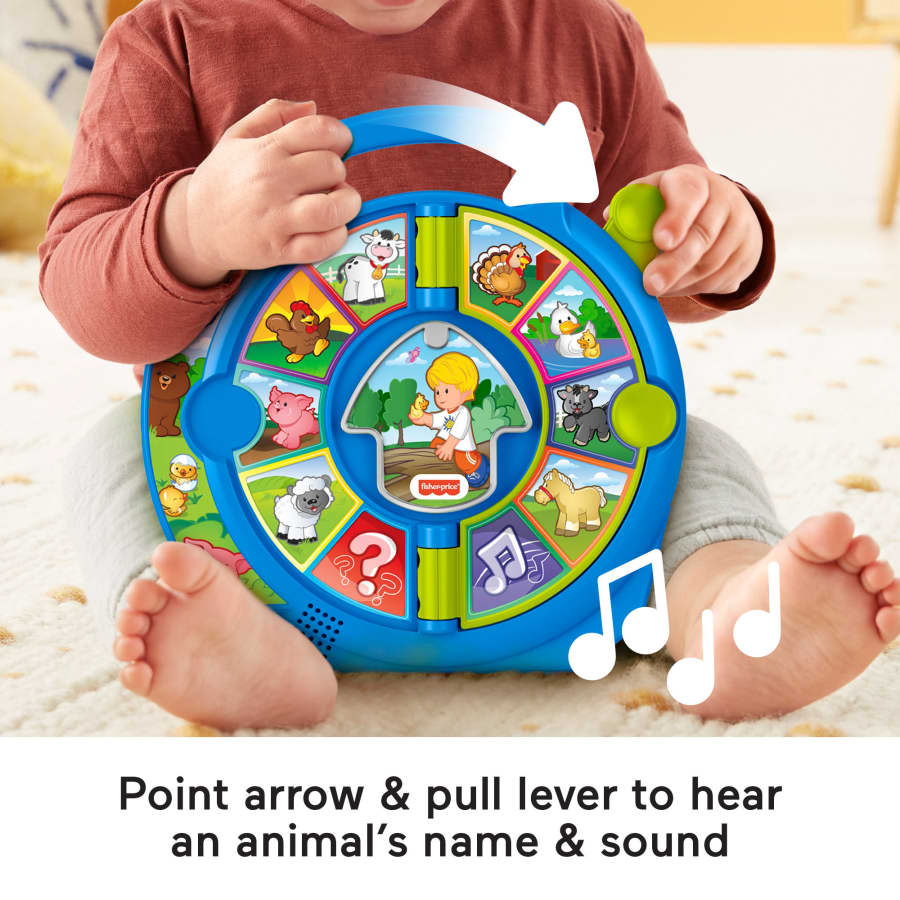 Fisher Price Little People World Of Animals See ‘n Say Toddler Musical Learning Toy