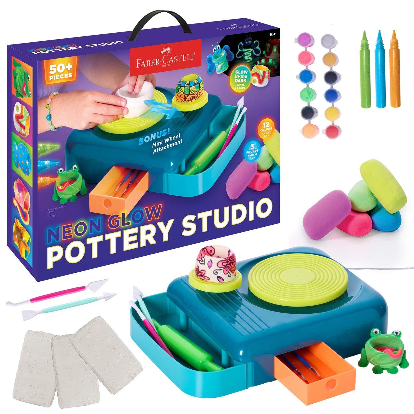 Faber Castell Neon Glow Pottery Studio