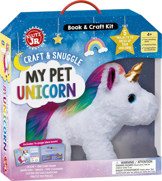 Klutz Jr: Craft and Snuggle: My Pet Unicorn – TimbukToys