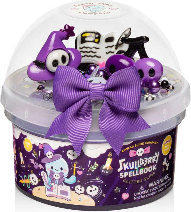 Skullberry Spellbook Glitter Signature Dome Slime