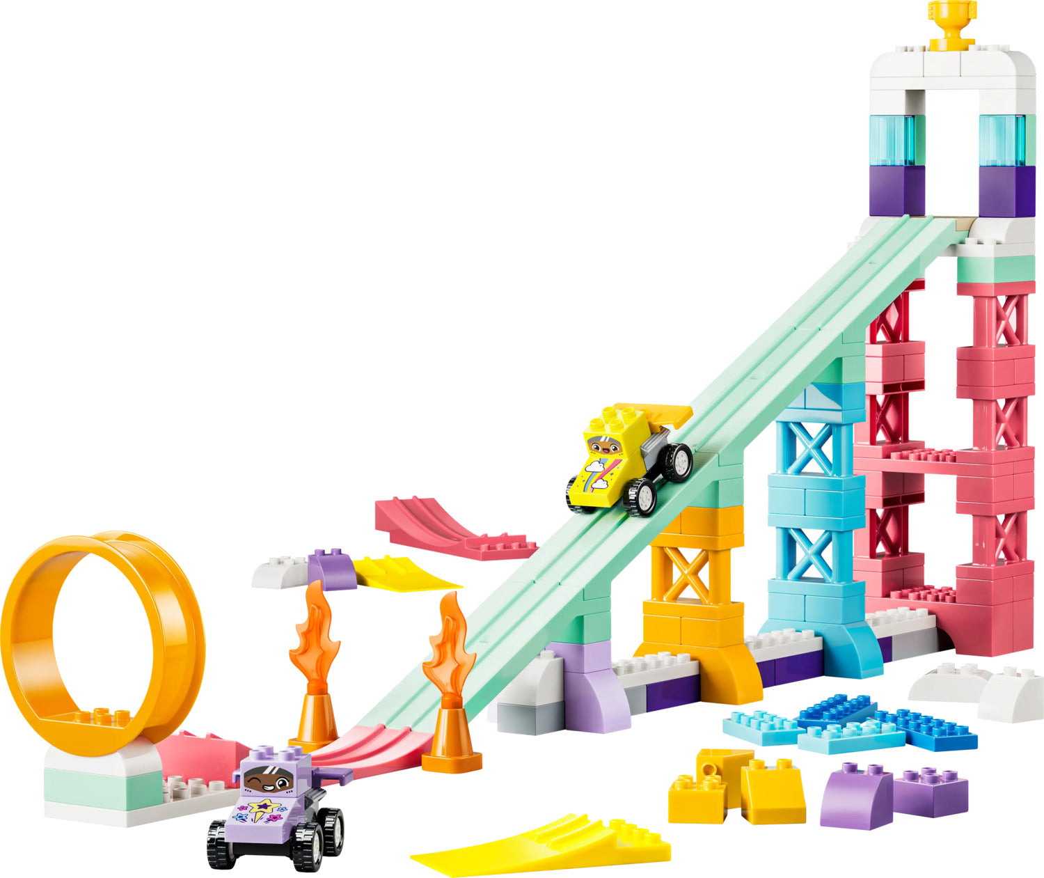 LEGO® DUPLO® Town 3 in 1 Creative Ramps with Vehicles