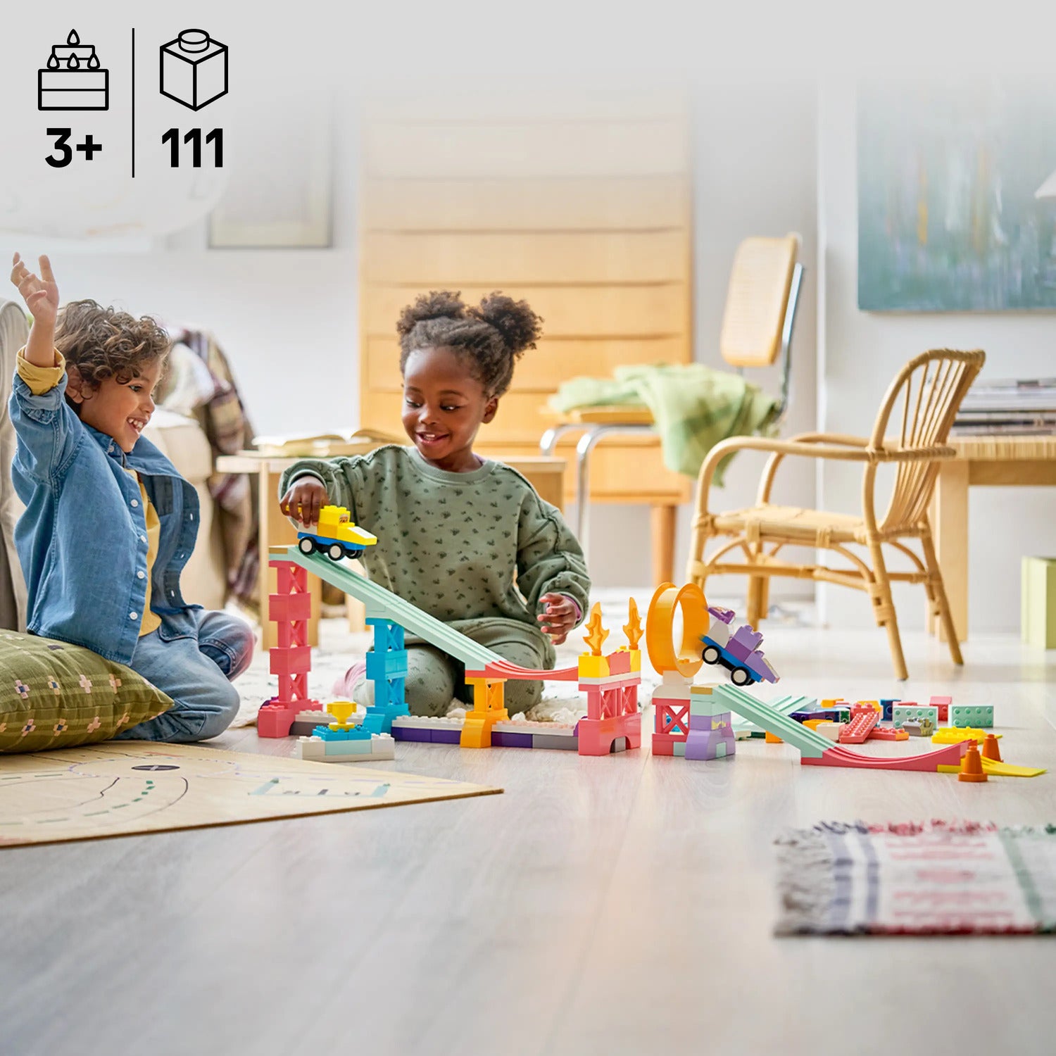 LEGO® DUPLO® Town 3 in 1 Creative Ramps with Vehicles
