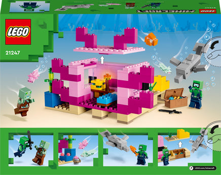 LEGO® Minecraft The Axolotl House Building Toy