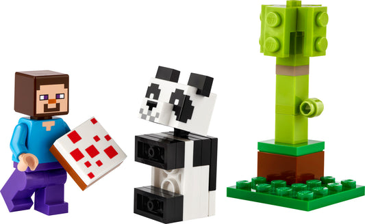 LEGO® Minecraft® Steve and Baby Panda