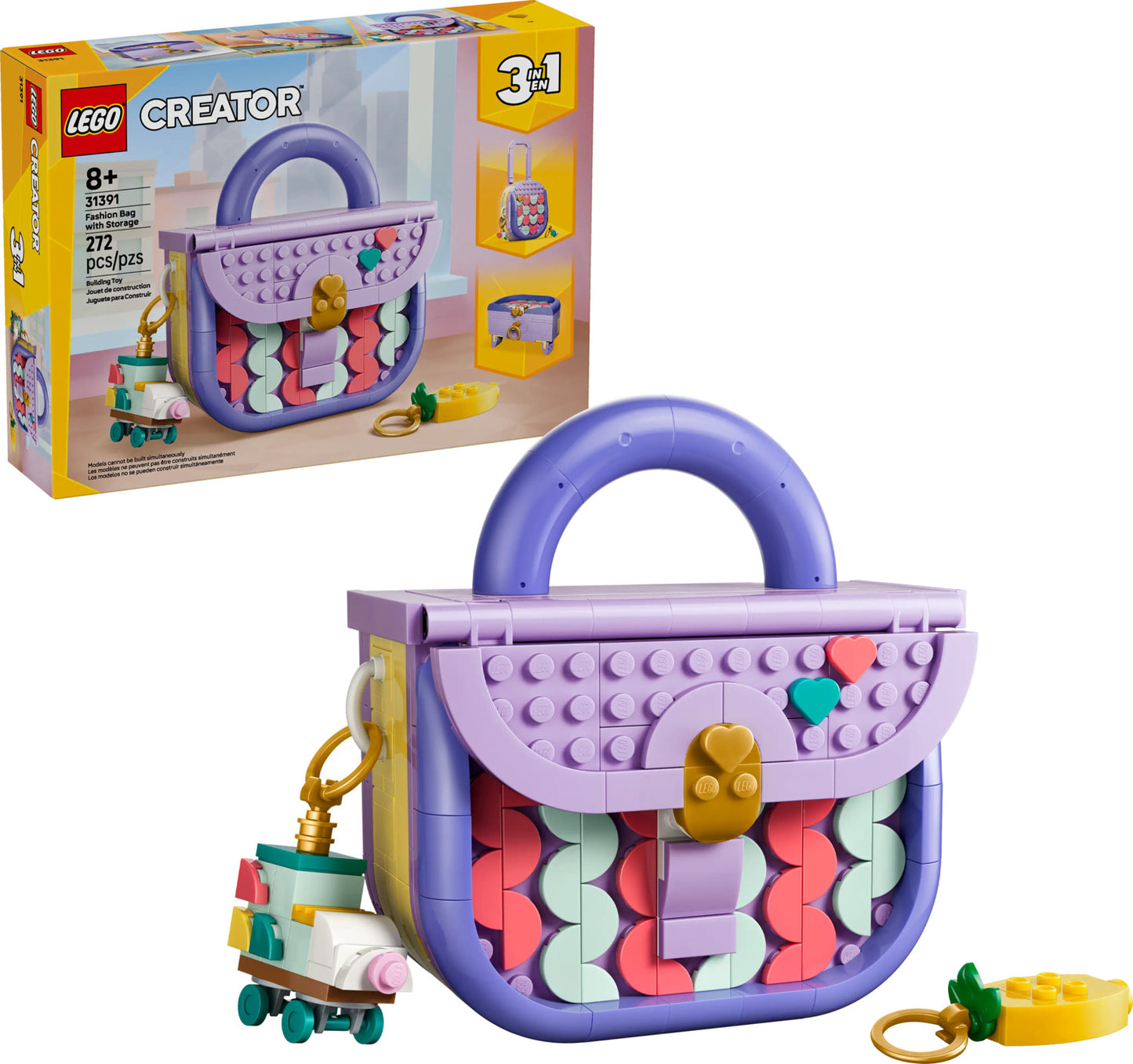 LEGO® Creator Art Fashion Bag with Storage