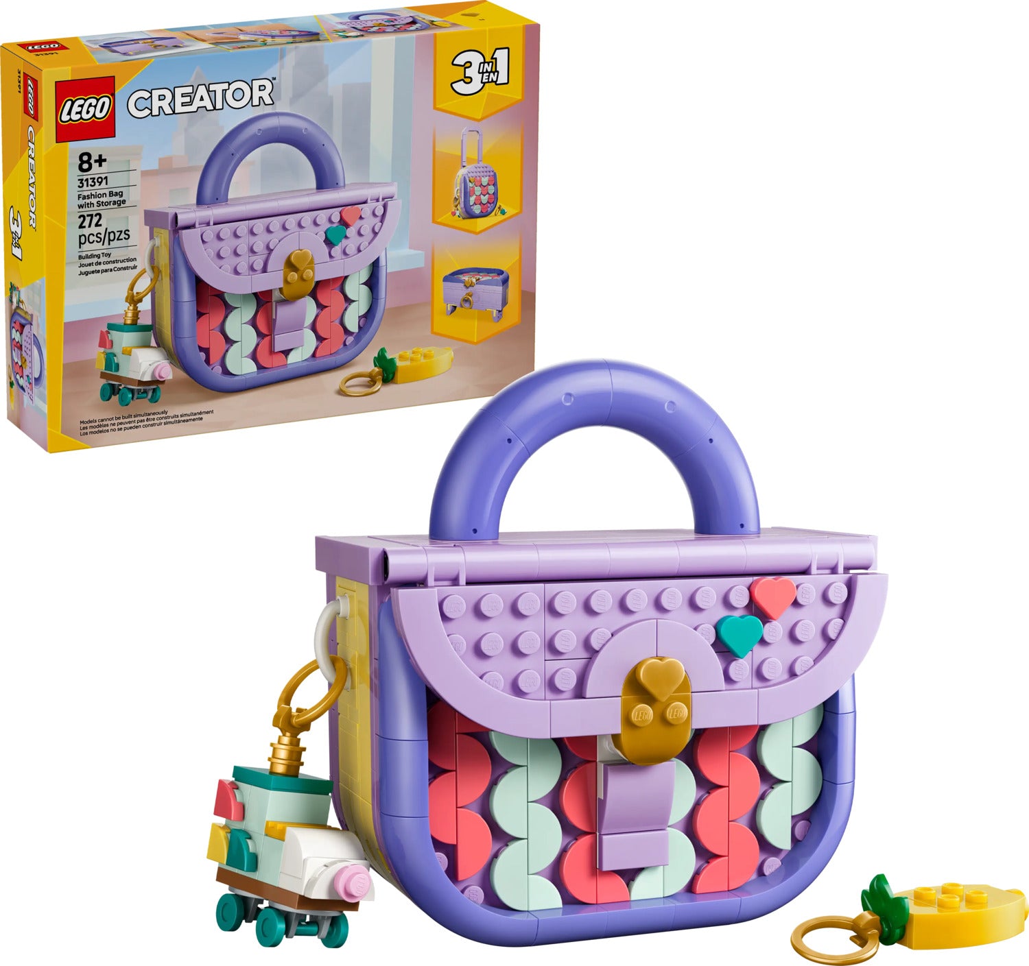 LEGO® Creator Art Fashion Bag with Storage