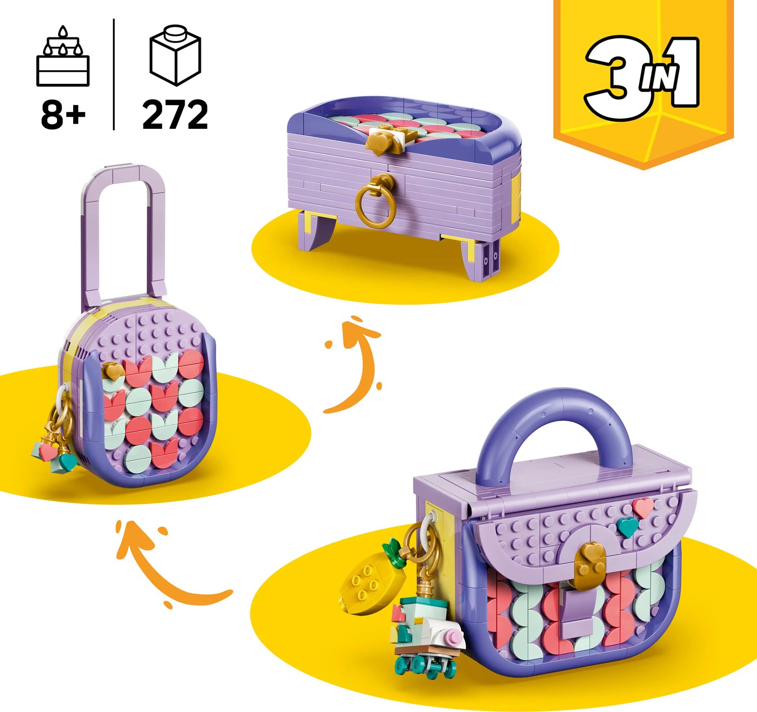 LEGO® Creator Art Fashion Bag with Storage