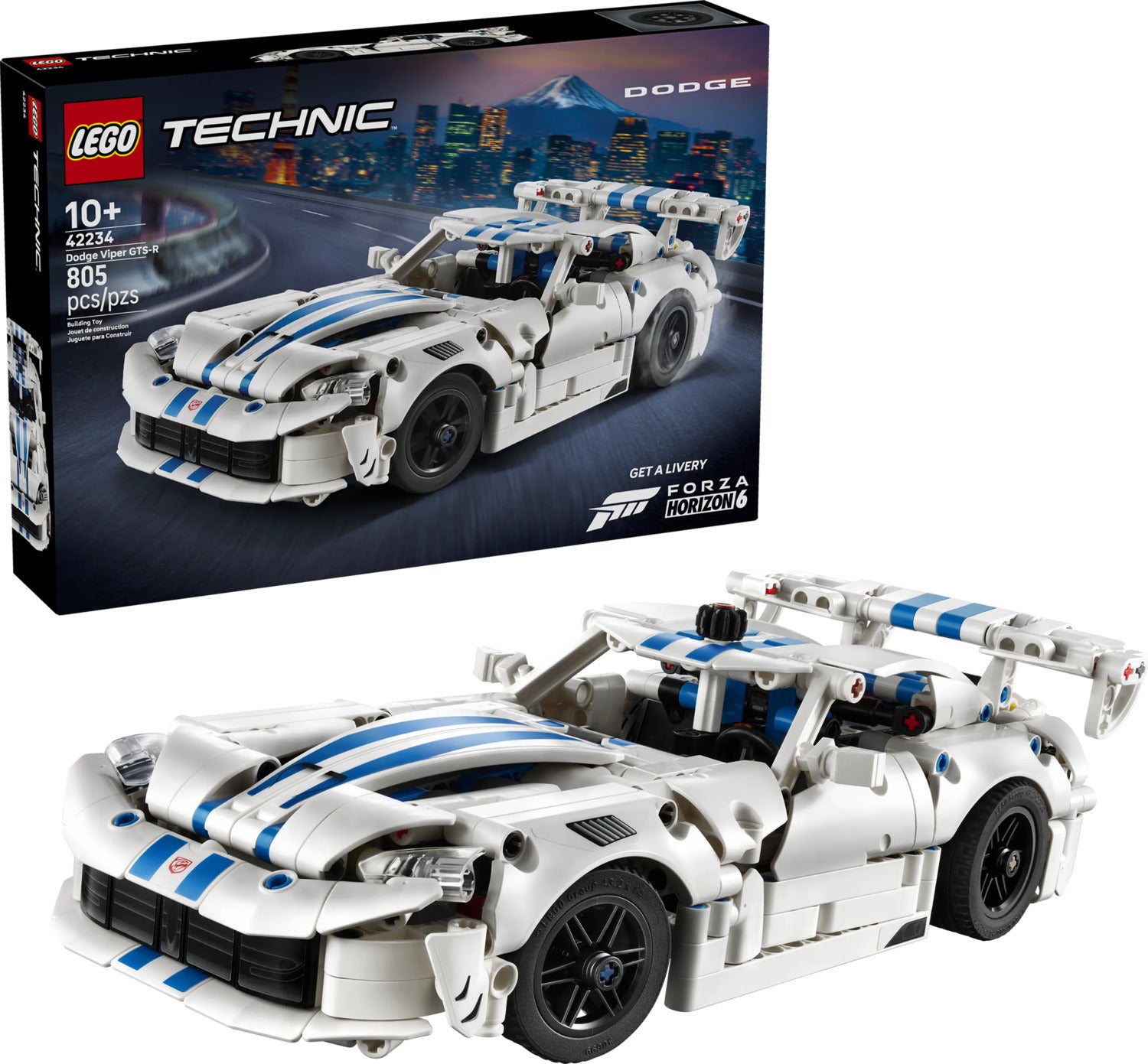 LEGO® 42234 Technic™ Dodge Viper GTS-R Sports Car – TimbukToys