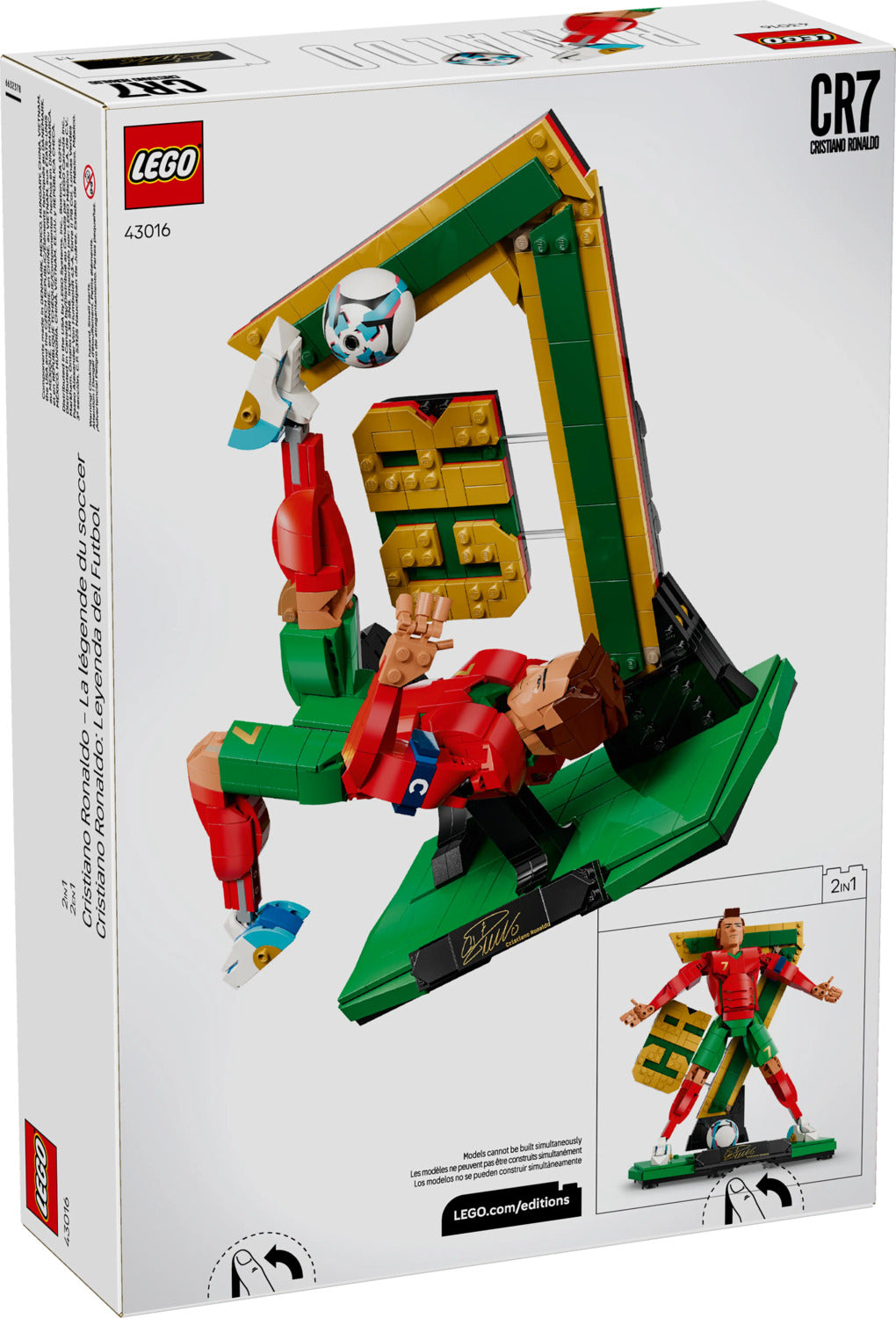LEGO® Editions Cristiano Ronaldo – Soccer Legend