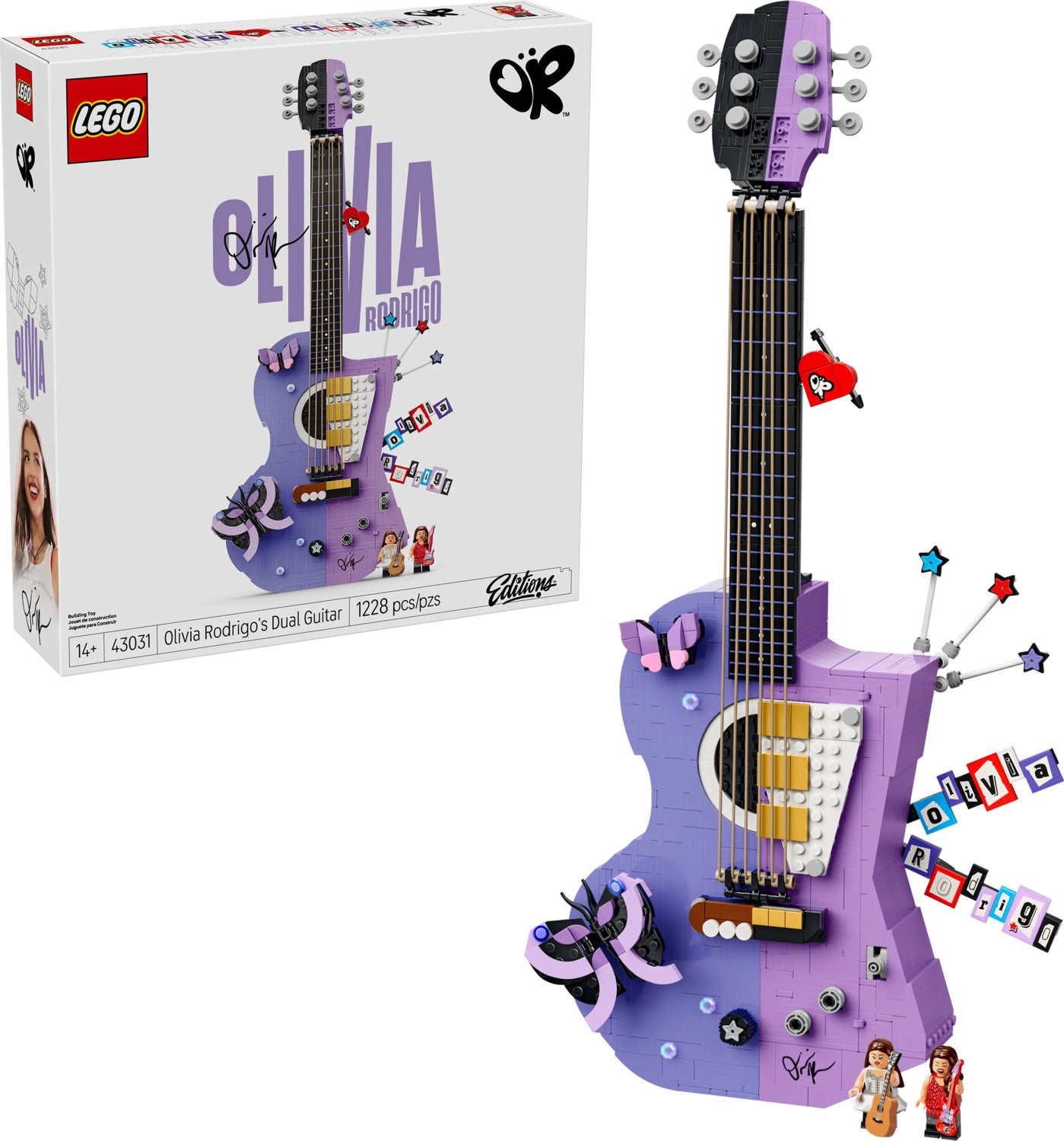 LEGO® Editions Olivia Rodrigo’s Dual Guitar
