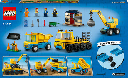 LEGO City Construction Trucks & Wrecking Ball