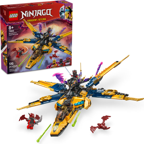 LEGO® NINJAGO® 71833 Ras and Arin's Super Storm Jet – TimbukToys