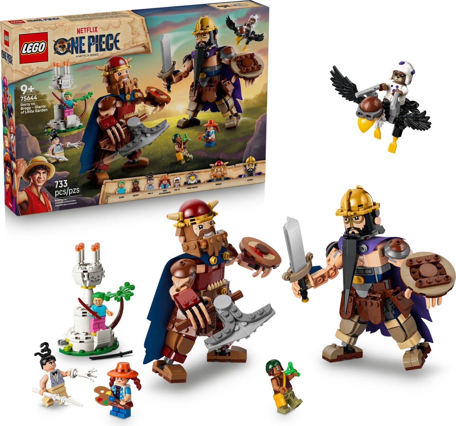 LEGO® ONE PIECE Dorry vs. Brogy – Giants of Little Garden