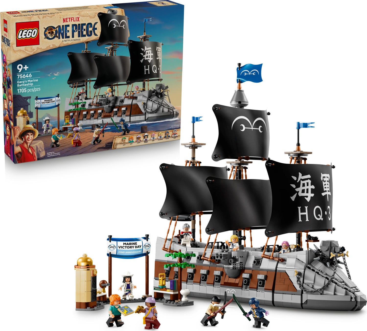 LEGO® ONE PIECE Garp’s Marine Battleship