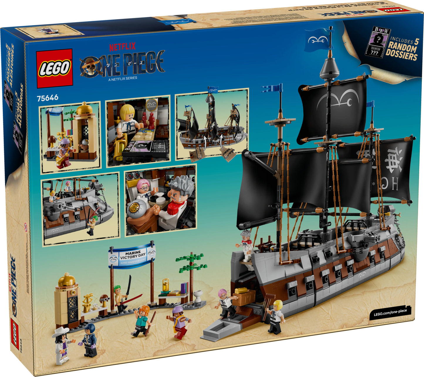 LEGO® ONE PIECE Garp’s Marine Battleship