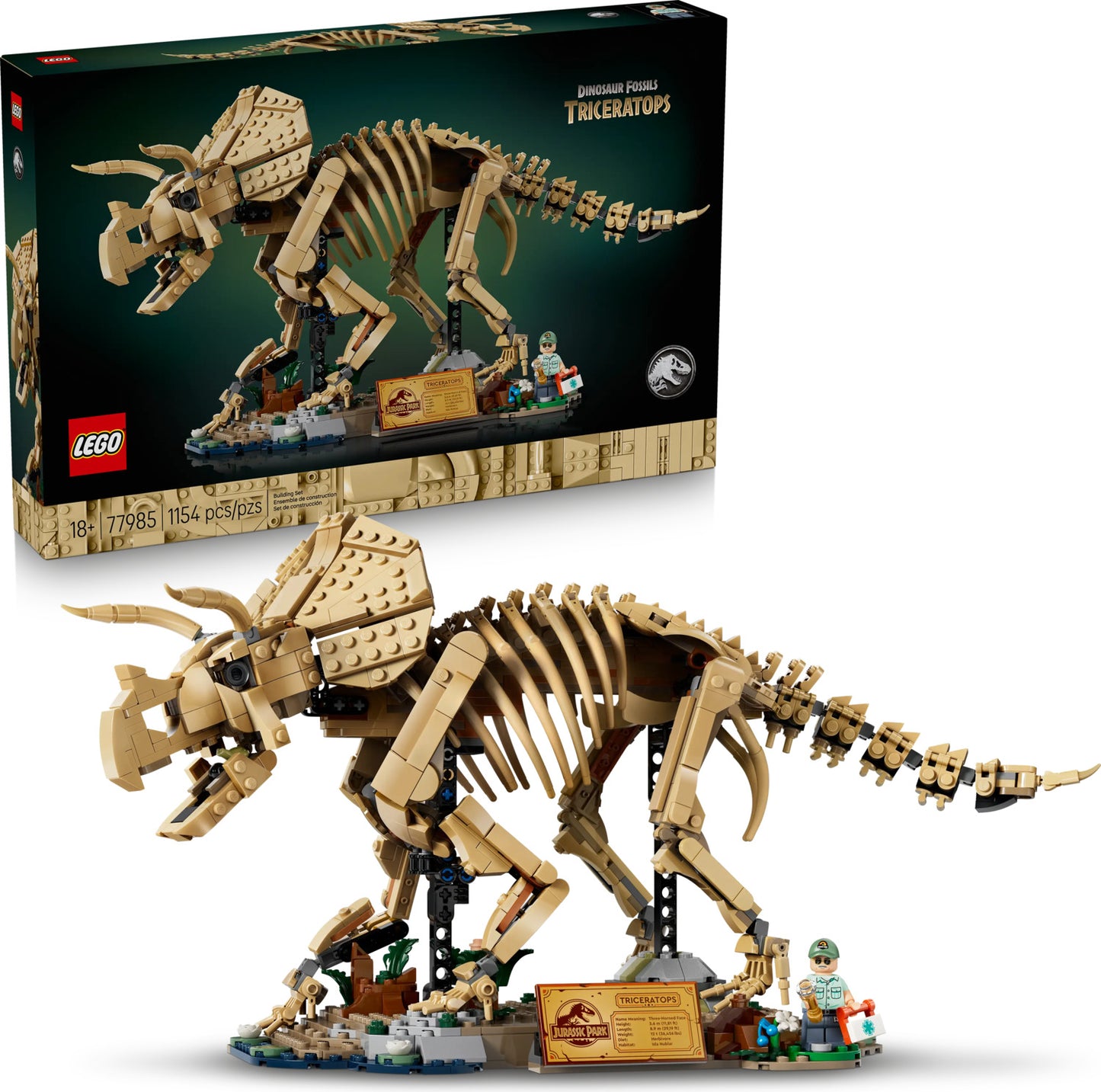 LEGO® Jurassic World Dinosaur Fossils: Triceratops