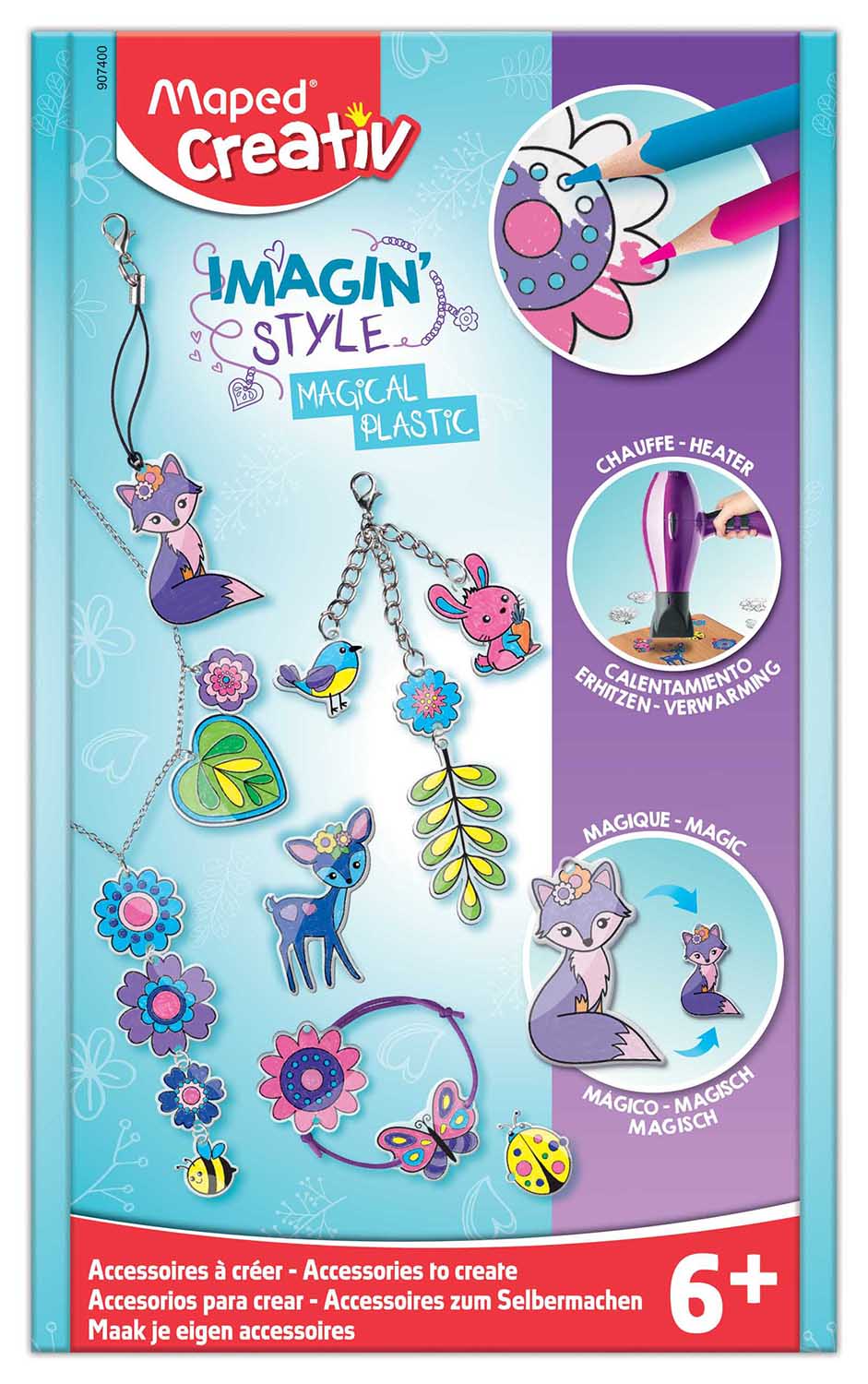 Jura Toys 907400 Creativ Imagin’Style Plastic Shrinking Jewelry