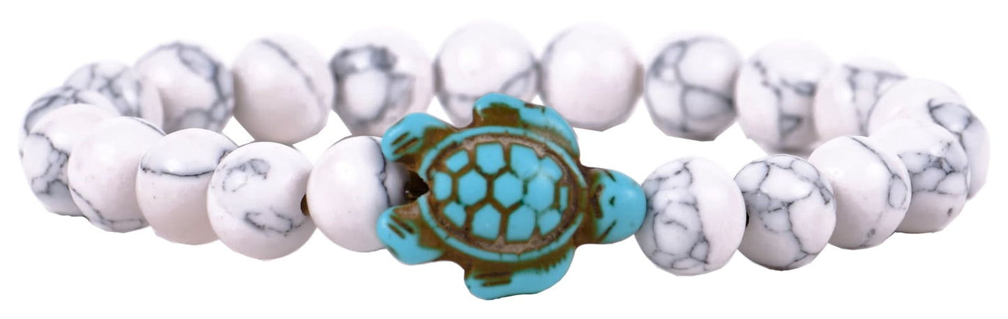 Fahlo The Journey Bracelet Turtle White Howlite