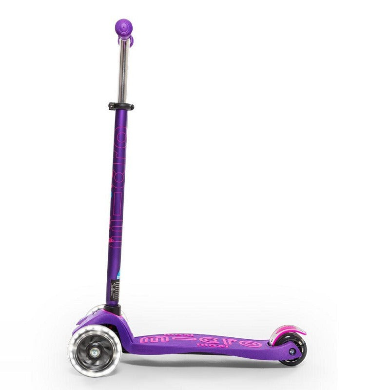 Micro Kickboard Maxi Deluxe Scooter- LED Purple | MMD066 | Micro Kickboard