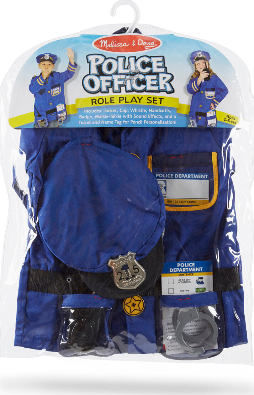 Police Officer Costume Role Play Set
