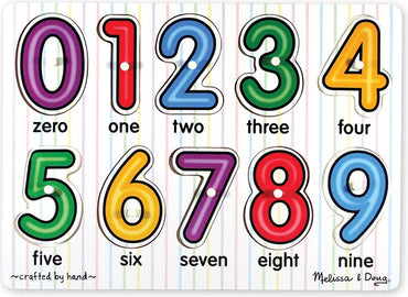 See-Inside Numbers Peg Puzzle (assorted styles)