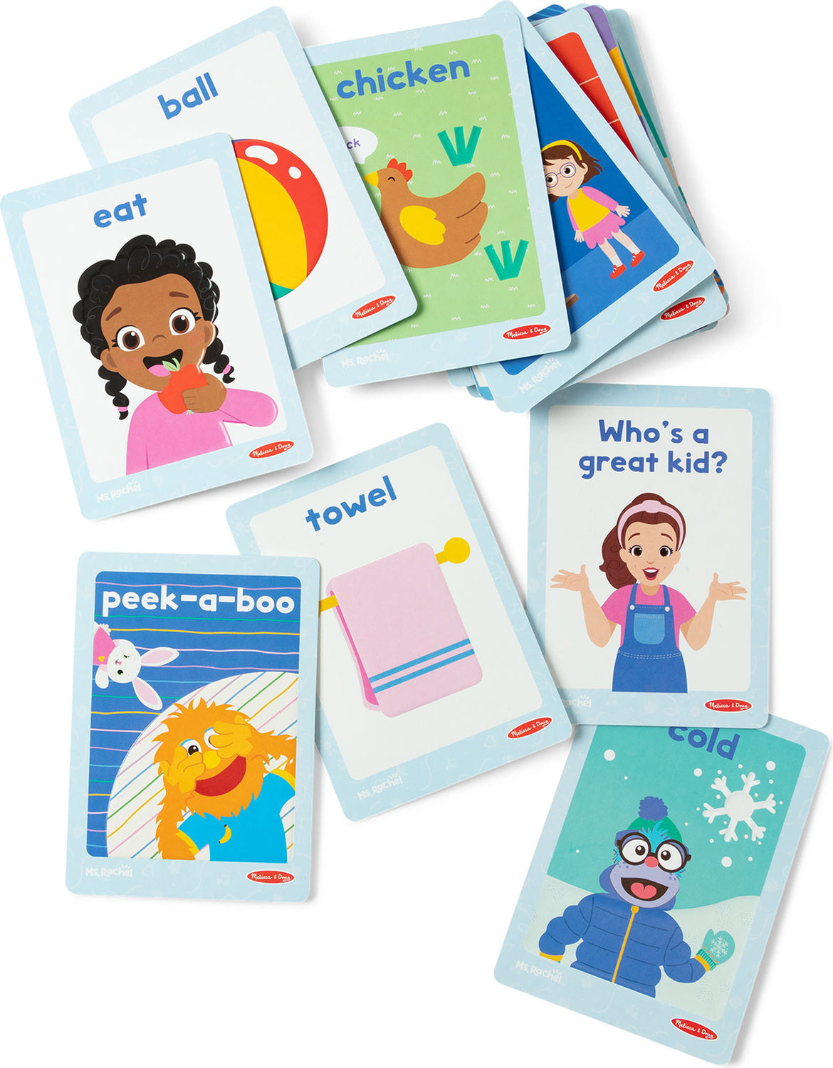 Ms. Rachel 1st Words Flashcards