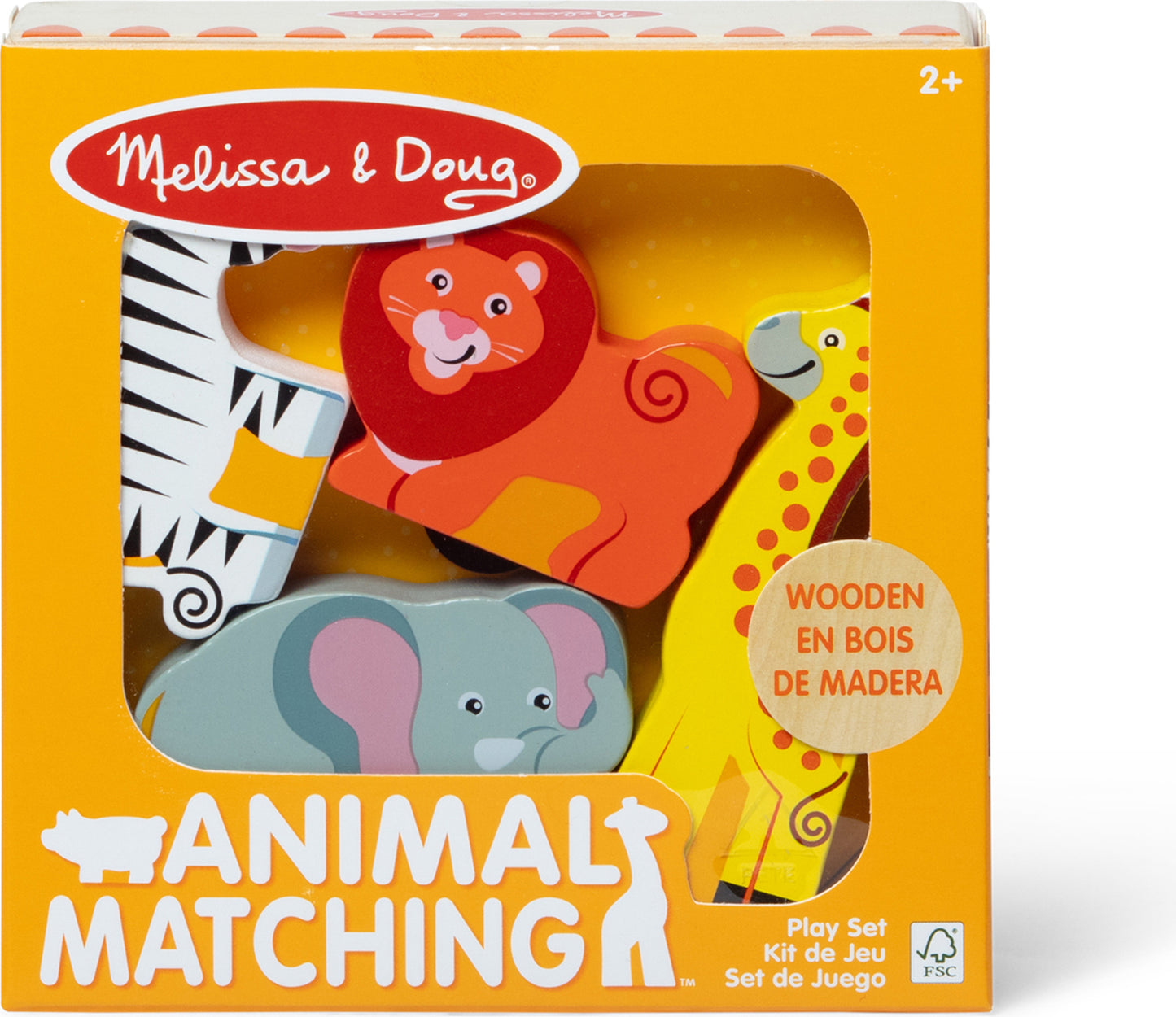 Wooden Animal Matching Safari
