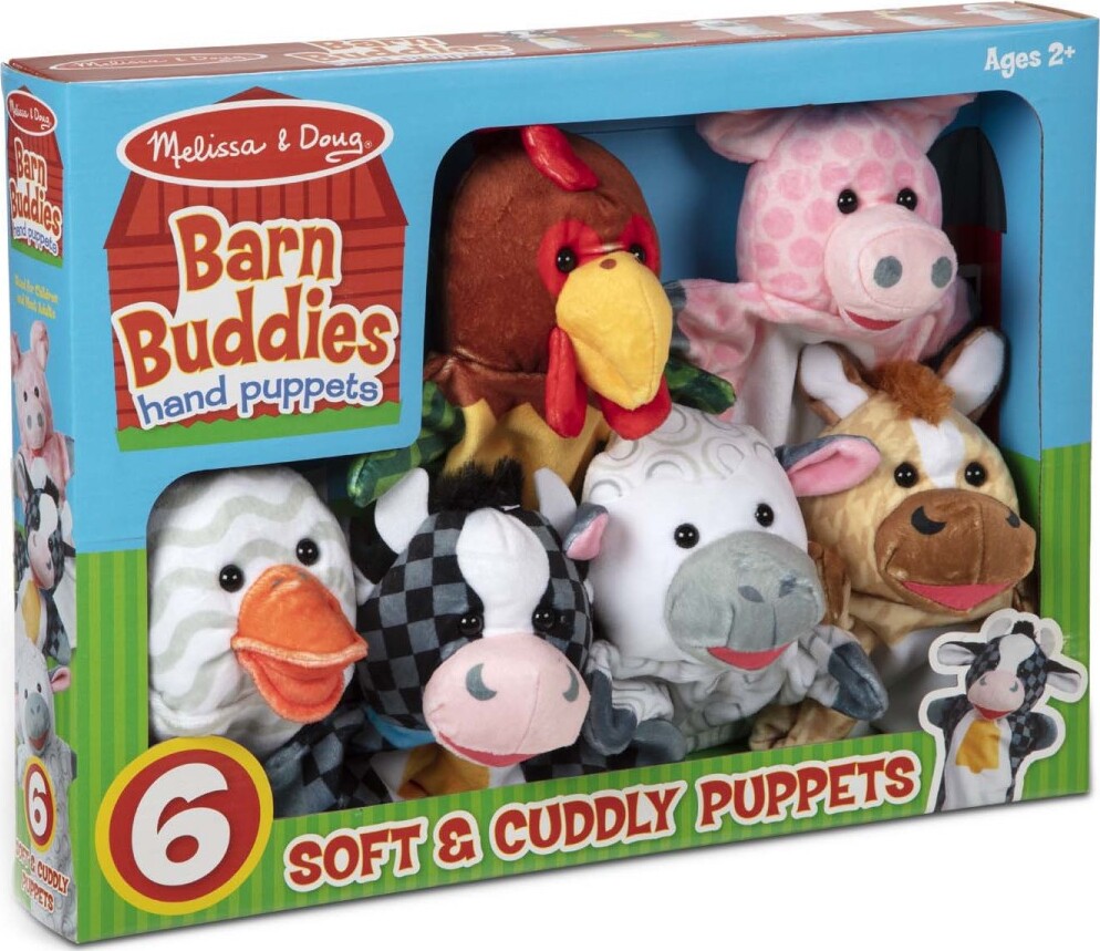 Barn Buddies Hand Puppets (6 Pc)