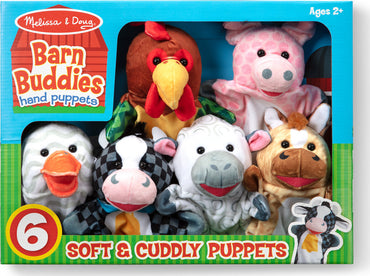 Barn Buddies Hand Puppets (6 Pc)