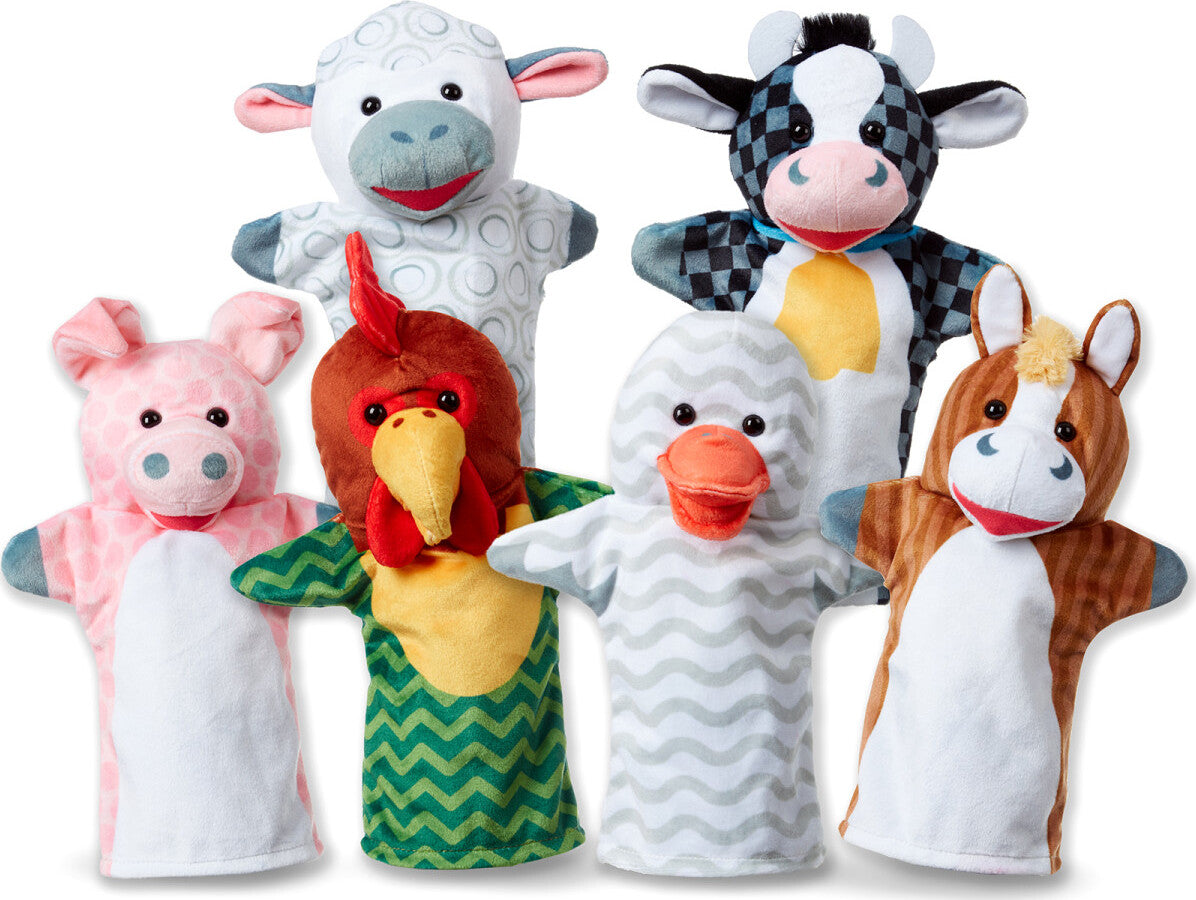 Barn Buddies Hand Puppets (6 Pc)