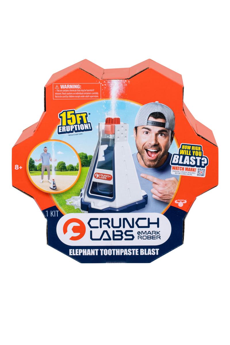License 2 Play Crunch Labs by Mark Rober Elephant Toothpaste Blast