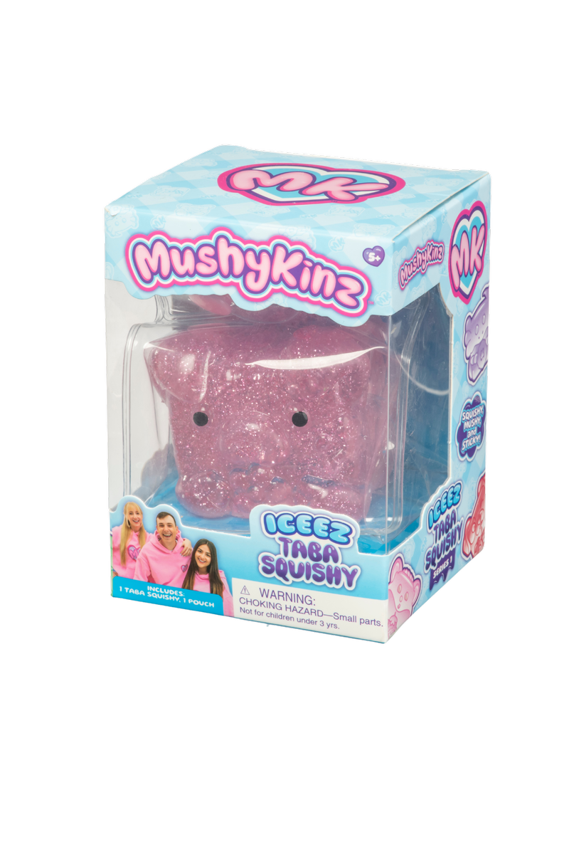 License 2 Play MushyKinz ICEEZ Clear Collectible Squishy (Random Color Assortment 1pc)
