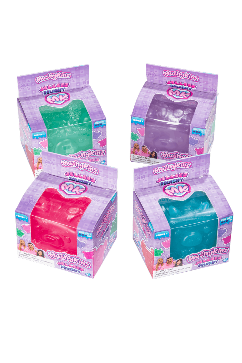 License 2 Play MushyKinz JELLEEZ Jelly Squishy (Random Color Assortment 1pc)