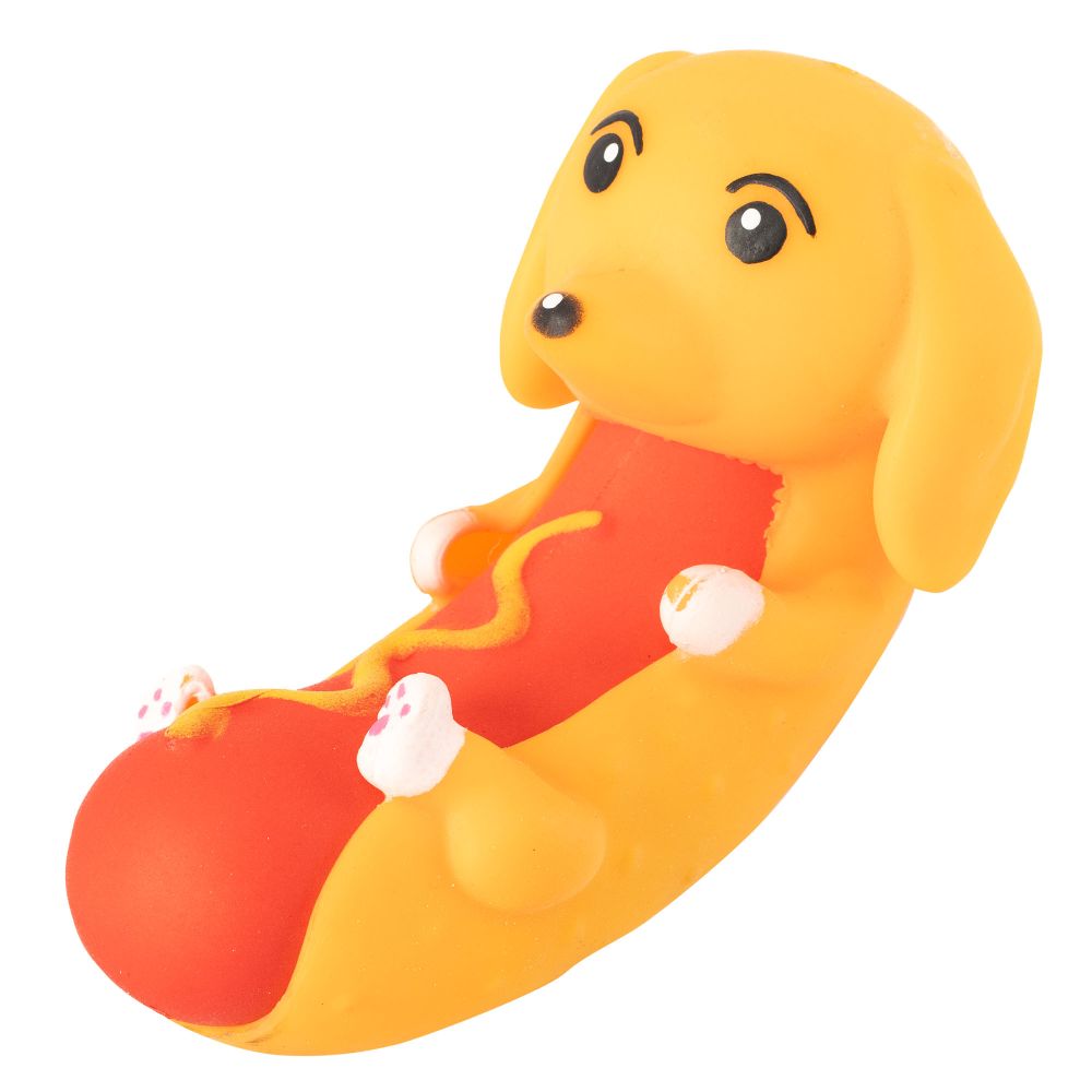 Us Toy Company Squeezy Hot Dog Sensory Toy