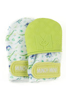 Munch Minis - Teething & Anti-Scratch Mitts - Dino | Malarkey Kids | MINI02D