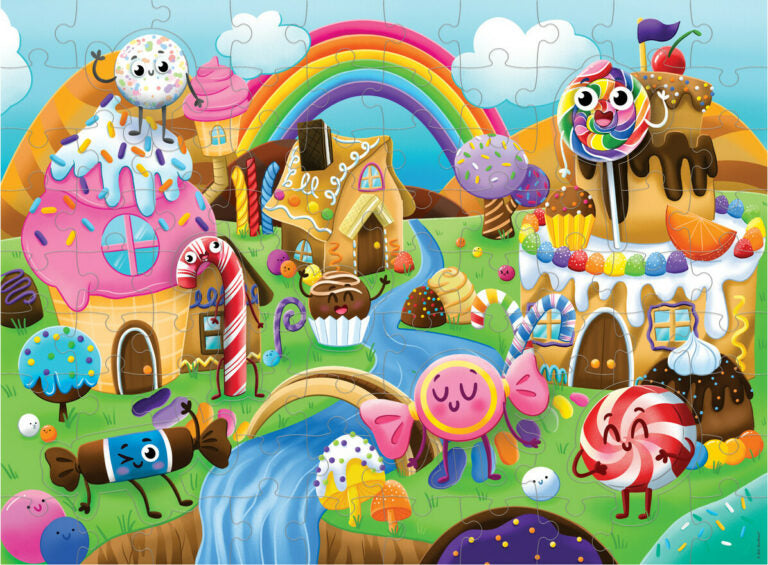 Mindware Scratch & Sniff Puzzles 14426644 Candy Kingdom
