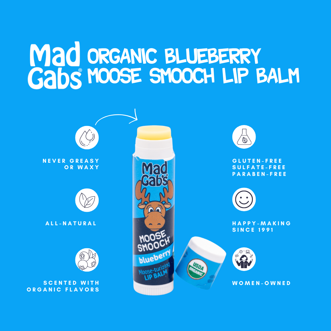 Mad Gabs Moose Smooch Blueberry Lip Balm